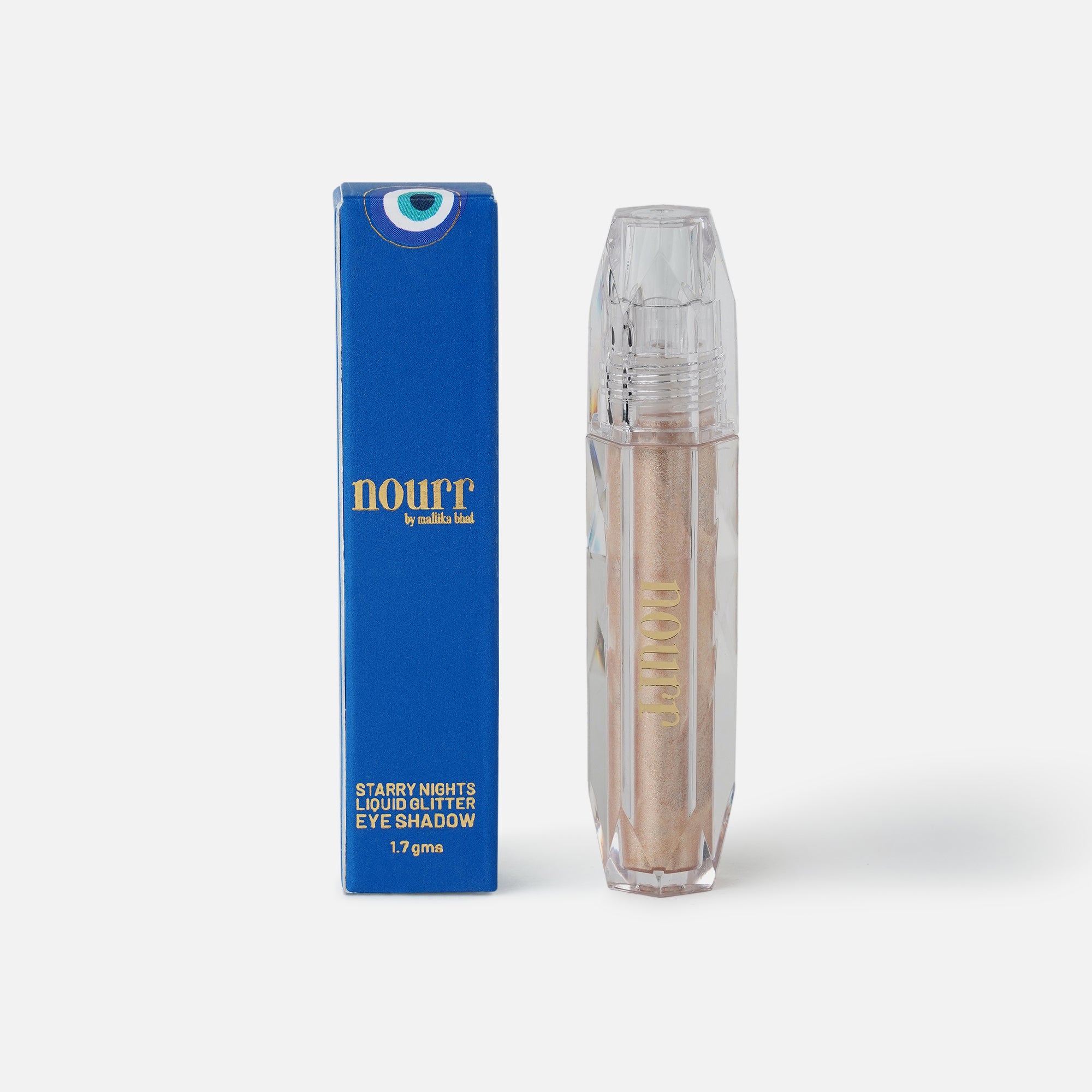 Nourr's Eyeshadows, Eyeliner and Glitter Dust Puff Bundle